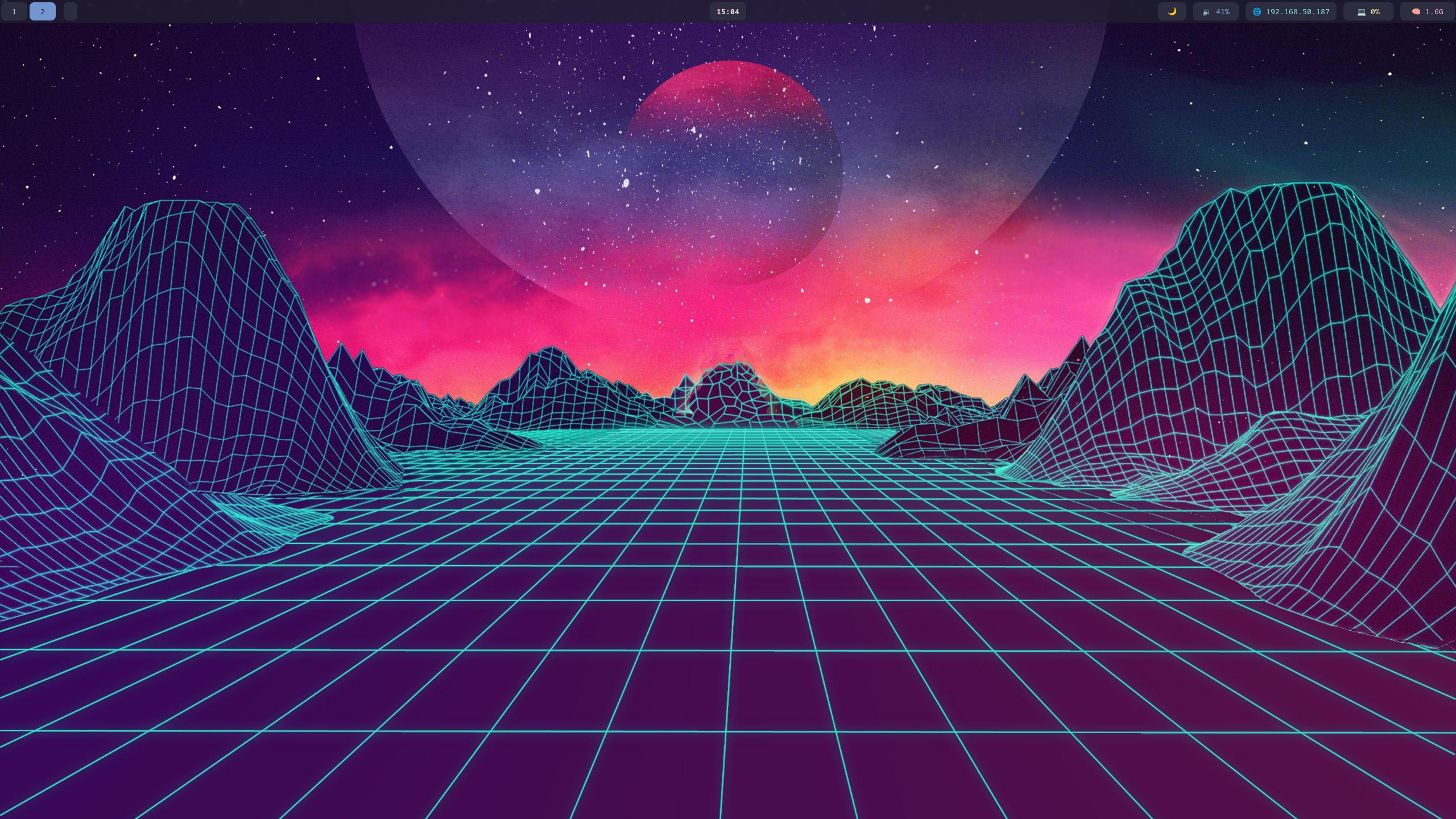 Hyprland HyprVibe desktop screenshot